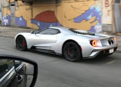 Silver Ford GT Supercar spotted cruising around Detroit
