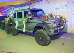 Brabus G63 AMG 6X6 Makes For a Great Wedding Car