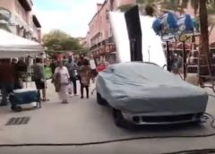 Dodge Demon Spotted On Sets of Pitbull Music Video Shoot in Miami