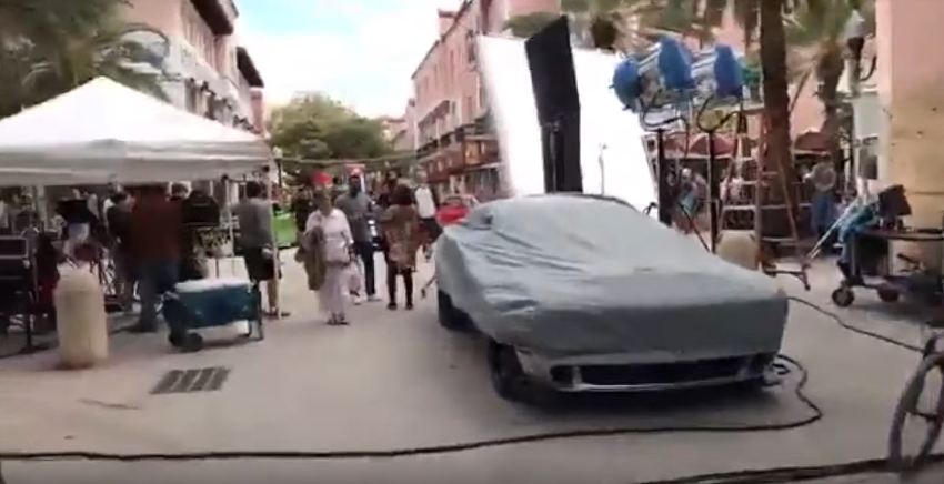 Dodge Demon- Pitbull Hey Mama music video shoot- Miami