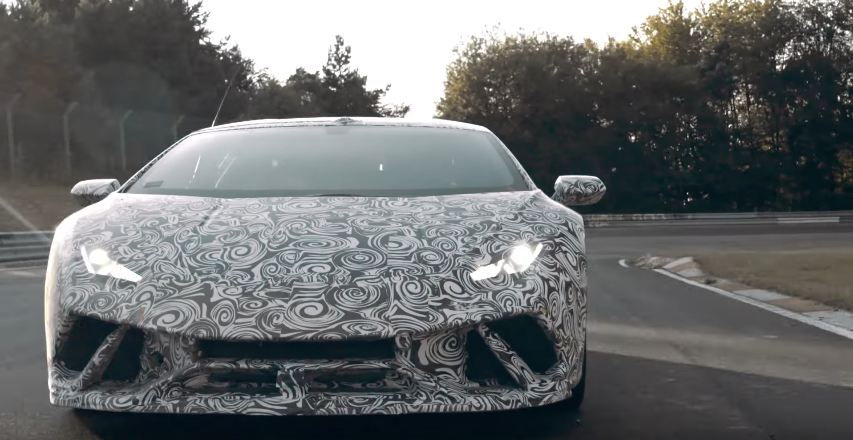Huracan Performante Nurburgring lap record teaser