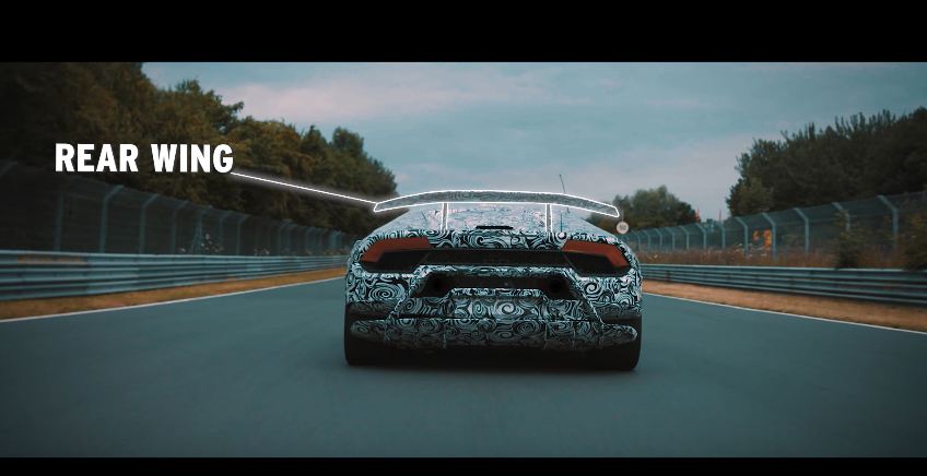 Lamborghini Huracan Performane active aero