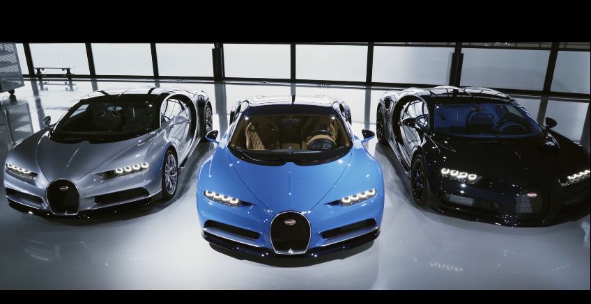 Bugatti Chiron customer cars leave factory