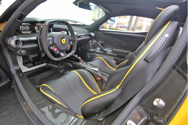 Yellow LaFerarri for sale in the US-Giallo Modena-1