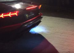 VIDEO: Lamborghini Aventador S Exhaust In Afterburner Mode