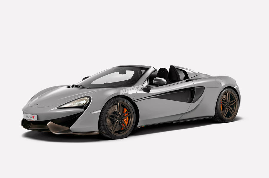 McLaren 570S Spider-Rendering