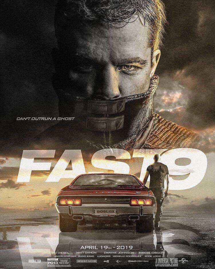 Fast and Furious 9-Poster-Matt Damon