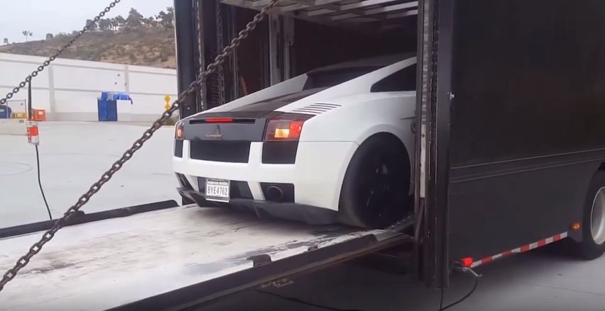 Lamborghini Gallardo in horrible condition