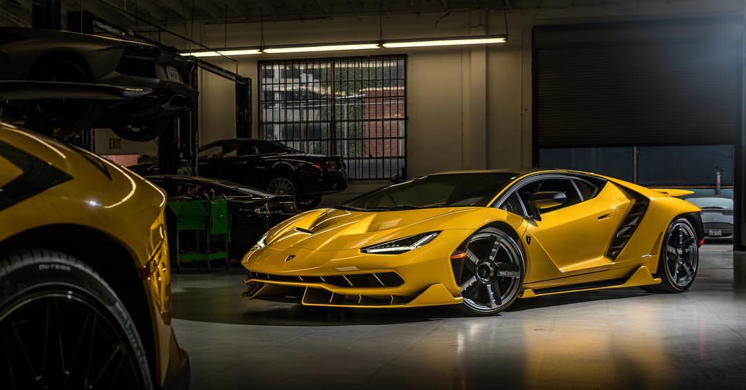 Yellow-Lamborghini Centenario-Beverly Hills-US-1
