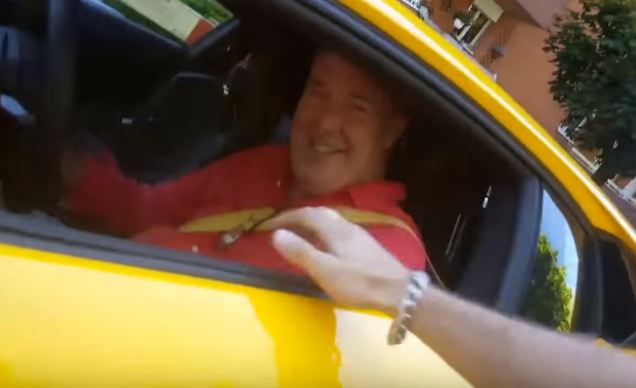 Jeremy Clarkson meets fan