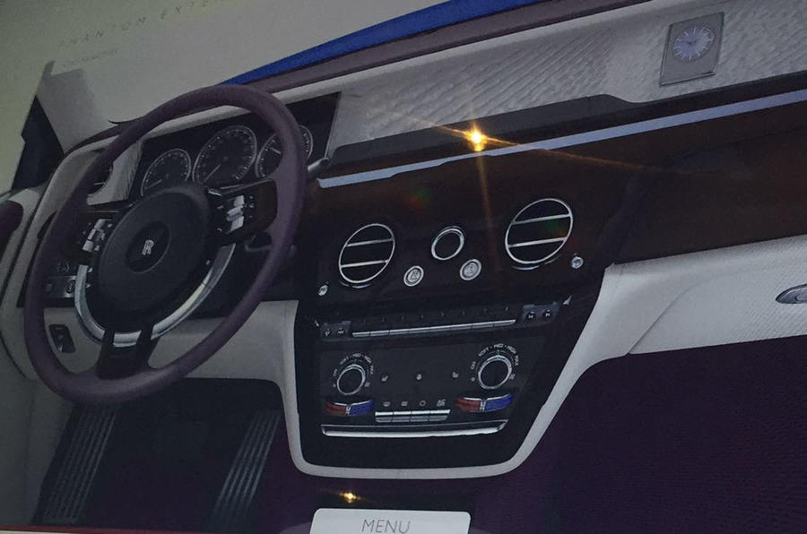 2018 Rolls Royce Phantom-interior-Leaked