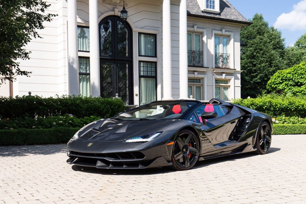 Black-Lamborghini-Centenario-Roadster-Toronto