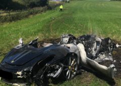 Ferrari 430 Scuderia Crashed in South Yorkshire, England