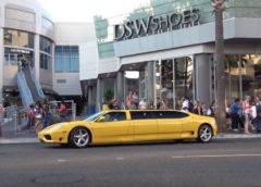 VIDEO: Rental Ferrari Limousine Spotted in Los Angeles