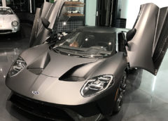 Pro Golfer Ian Poulter takes delivery of his Matte Black Ford GT