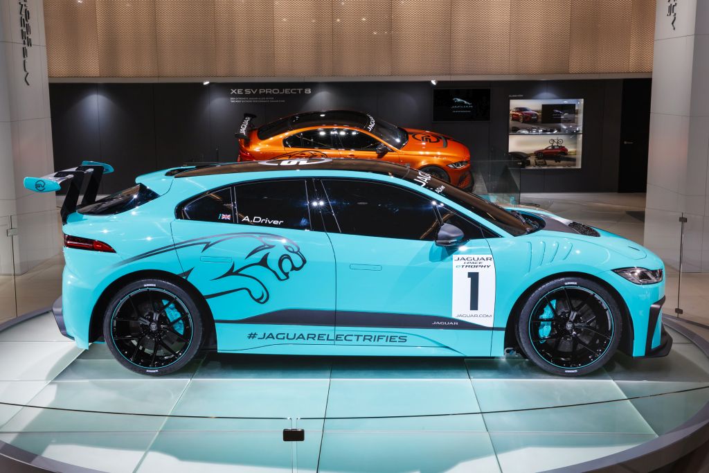 Jaguar I-PACE electric race car-eTrophy