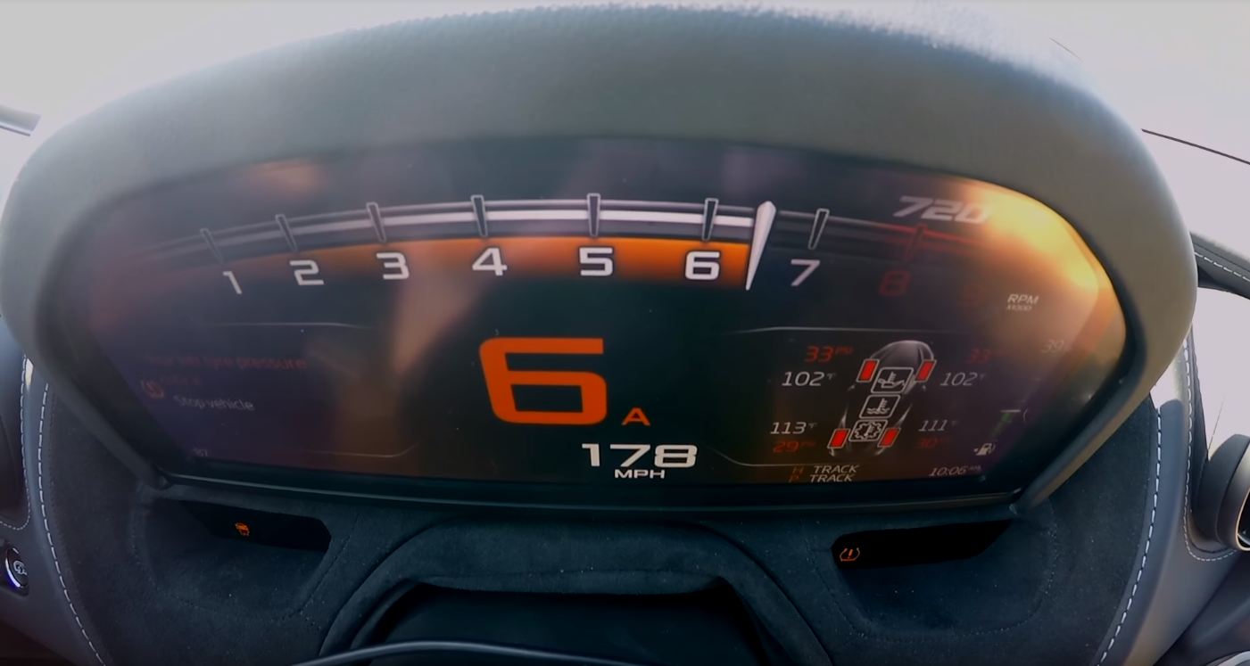 McLaren 720S-half mile acceleration run