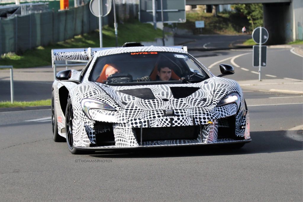 McLaren P15-Nurburgring-spy shots