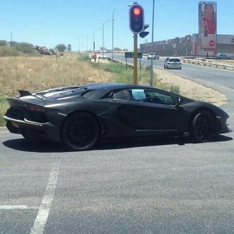 2019 Lamborghini Aventador SV-spy shots-Namibia