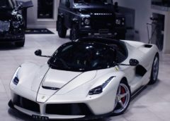 White Ferrari LaFerrari Aperta for sale in Saudi Arabia