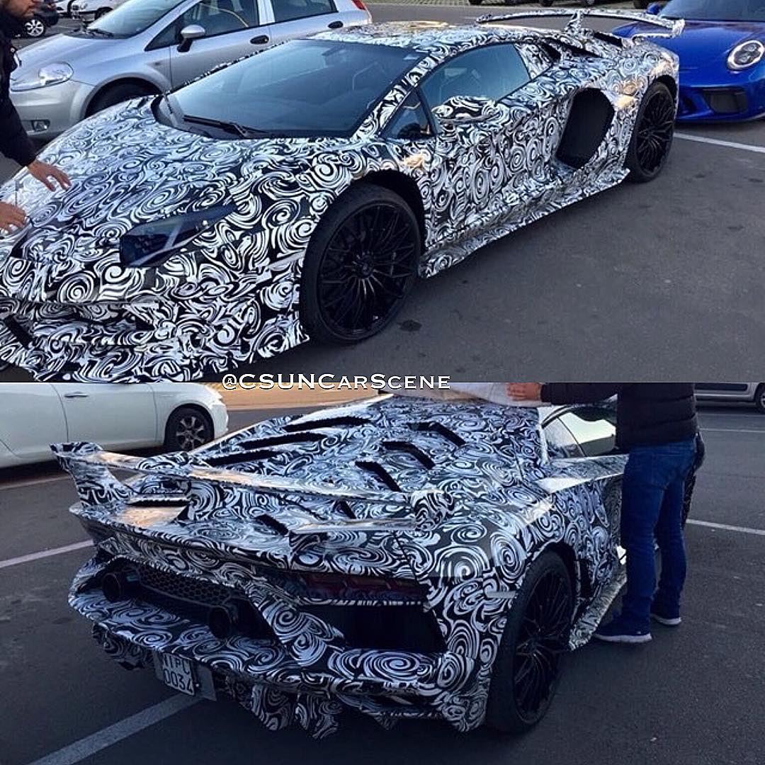 Lamborghini Aventador SV-GT-Jota-spy shots