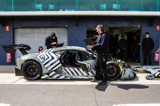 Brabham BT62 testing in pitlane