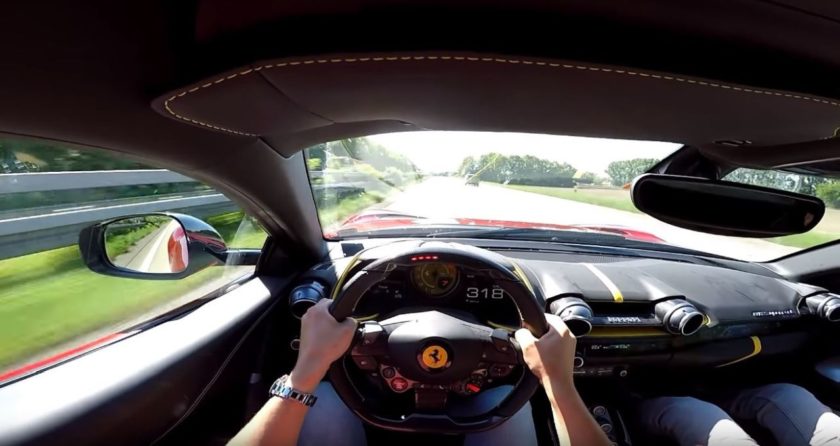 Ferrari 812 Superfast-top-speed-autobahn