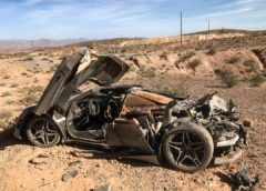 McLaren 720S Destroyed en route Las Vegas during Corsa Rally