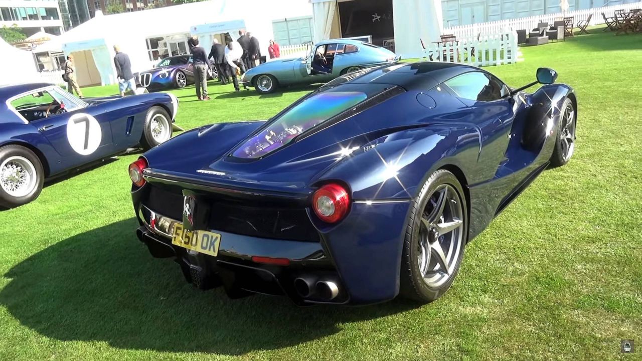 Pink Floyd-Nick Mason-LaFerrari-Blue-2018-London-Concours-2