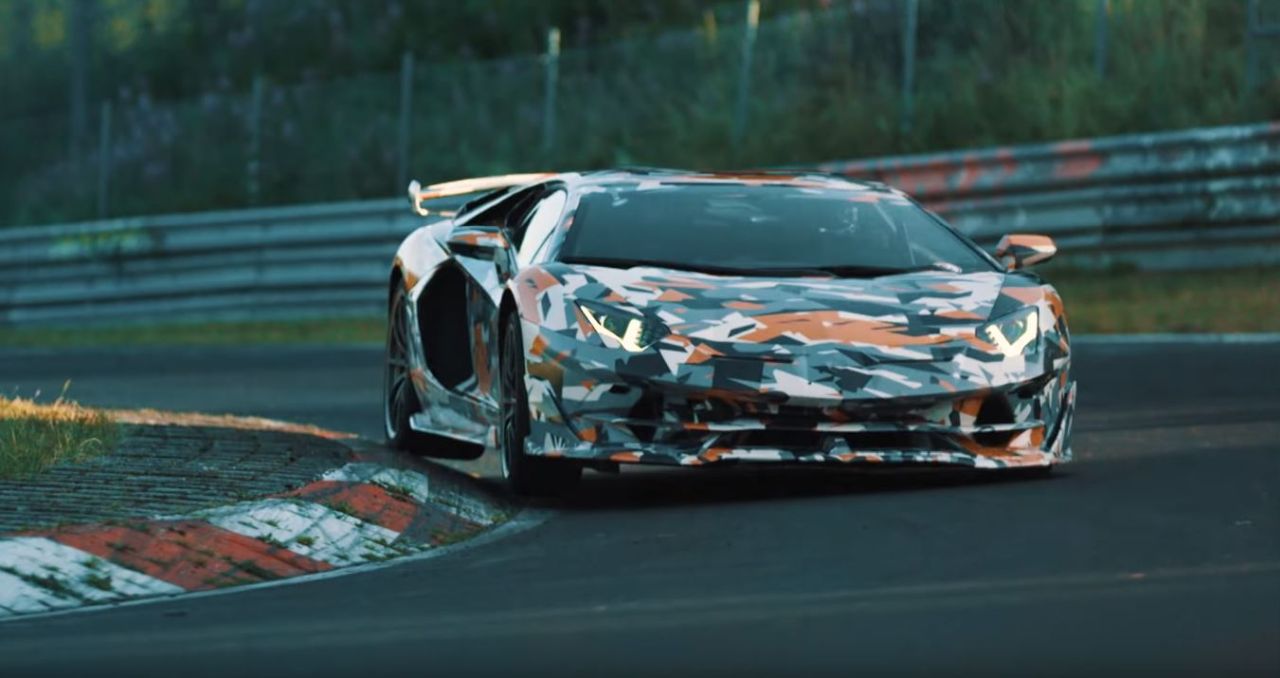 Aventador SVJ-Nurburgring lap record