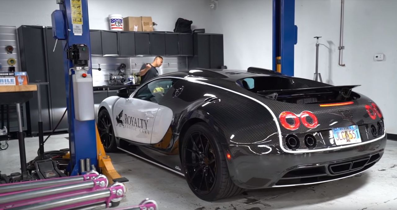 Bugatti Veyron-Oil Change-DIY