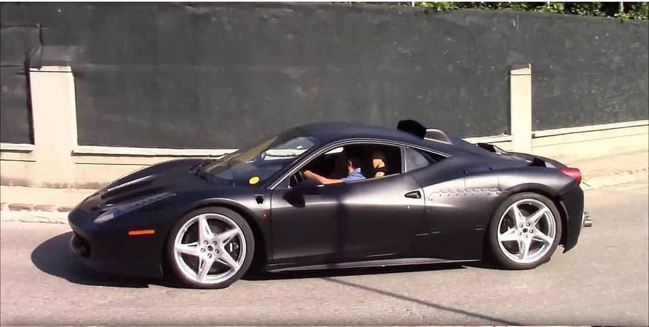 Ferrari 458 hybrid test mule prototype scoop 2 1