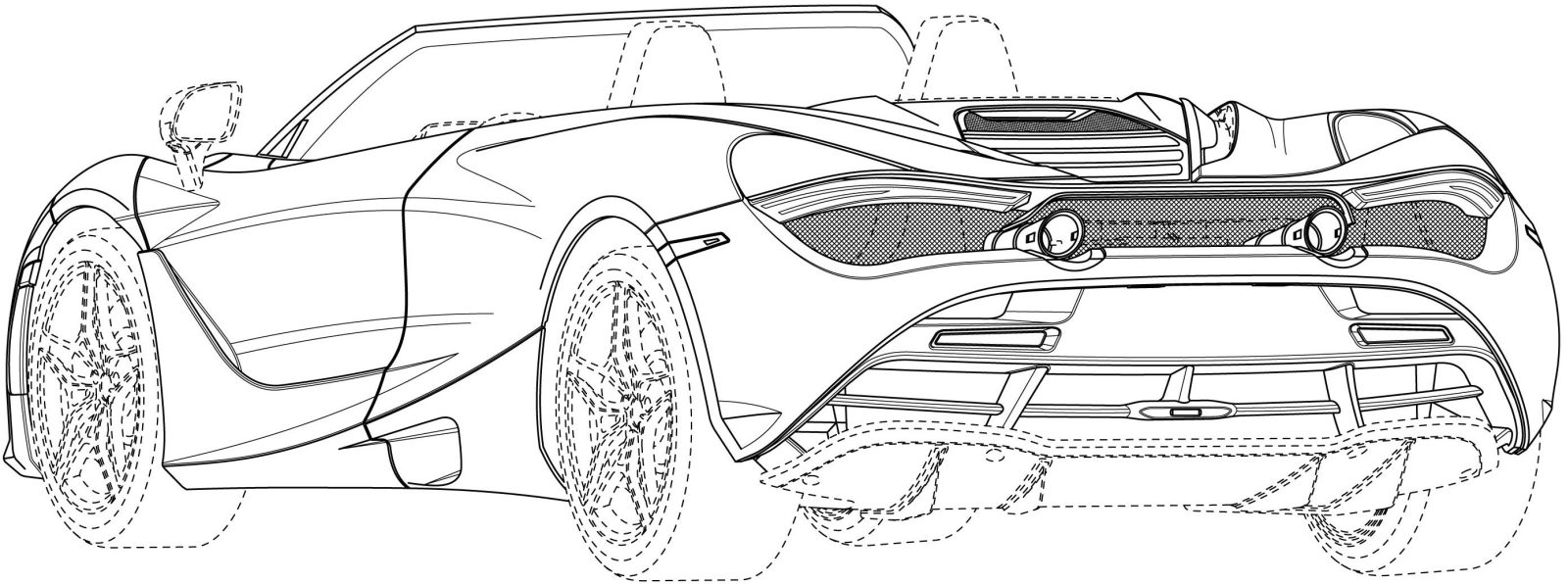Mclaren 720S Spider Patent Drawings 06