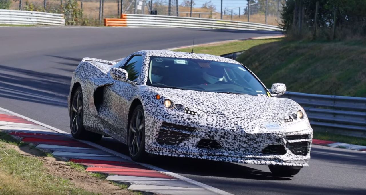 Mid engine C8 Corvette Nurburgring spy shots