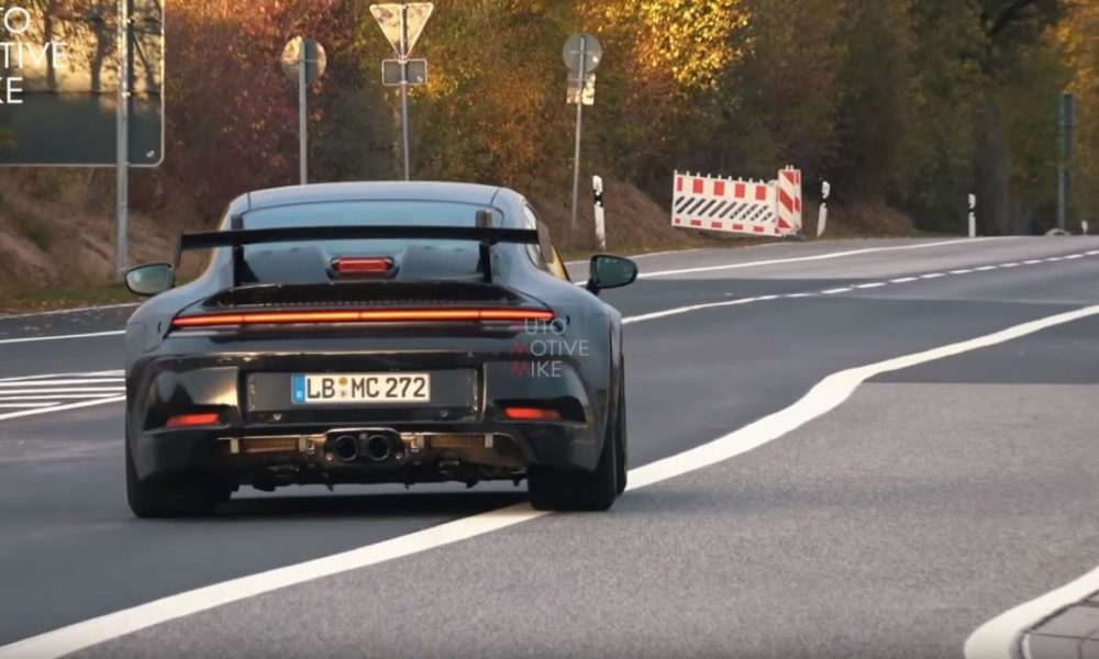 Next-Gen Porsche 911 GT3 Spotted Testing at the Nurburgring