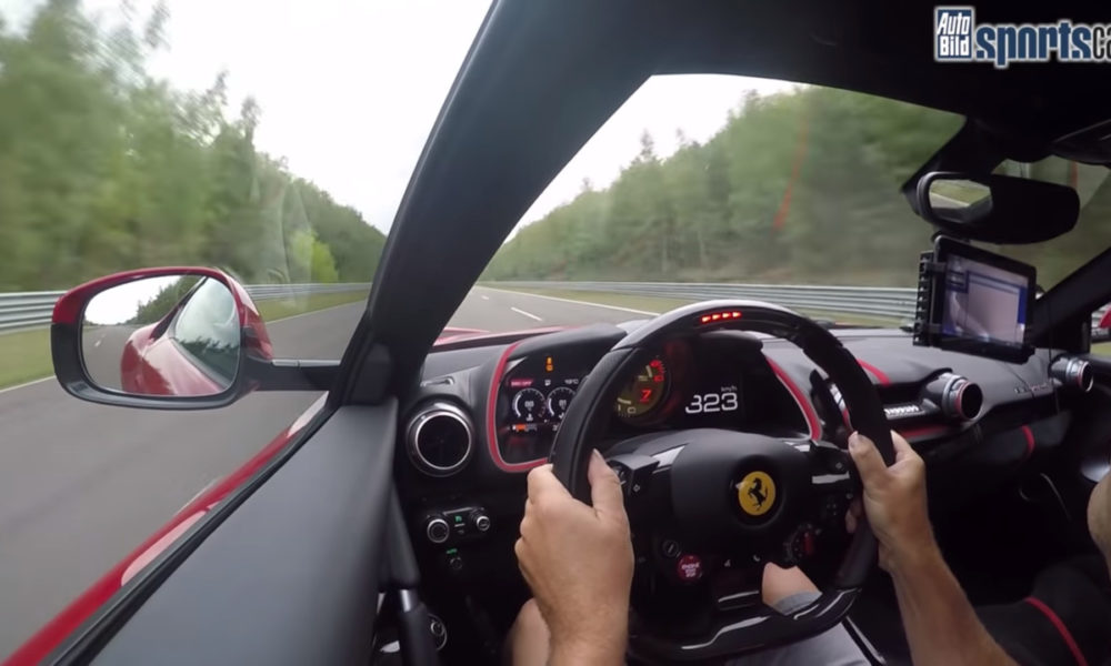 Ferrari 812 Superfast top speed track