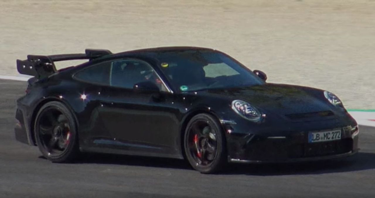 Porsche 911 GT3 992 Monza spy shots