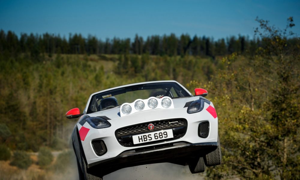 These Jaguar F-Type Rally Cars Love Flying!