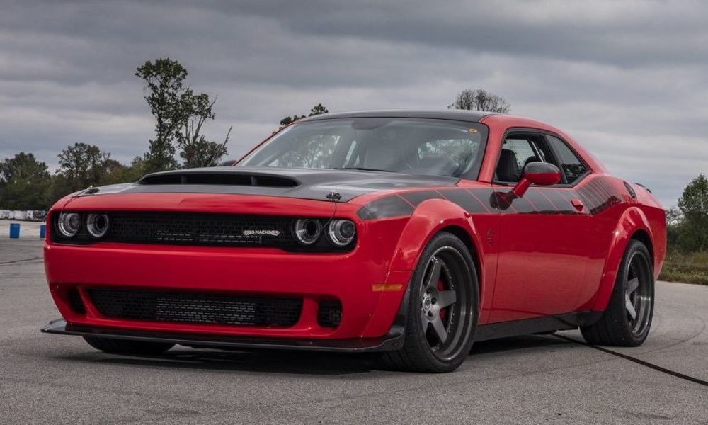 2018 SEMA Show: 1,200 HP Speedkore Dodge Demon Is All Carbon-Fiber