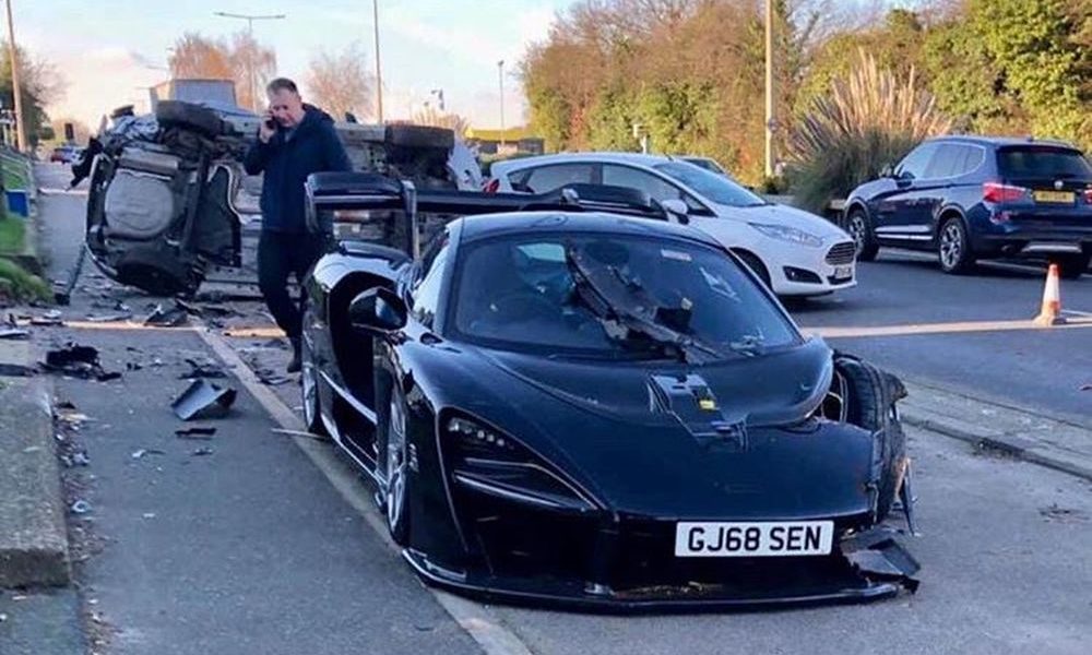 McLaren Senna Gets Wrecked in a Major Crash in the UK