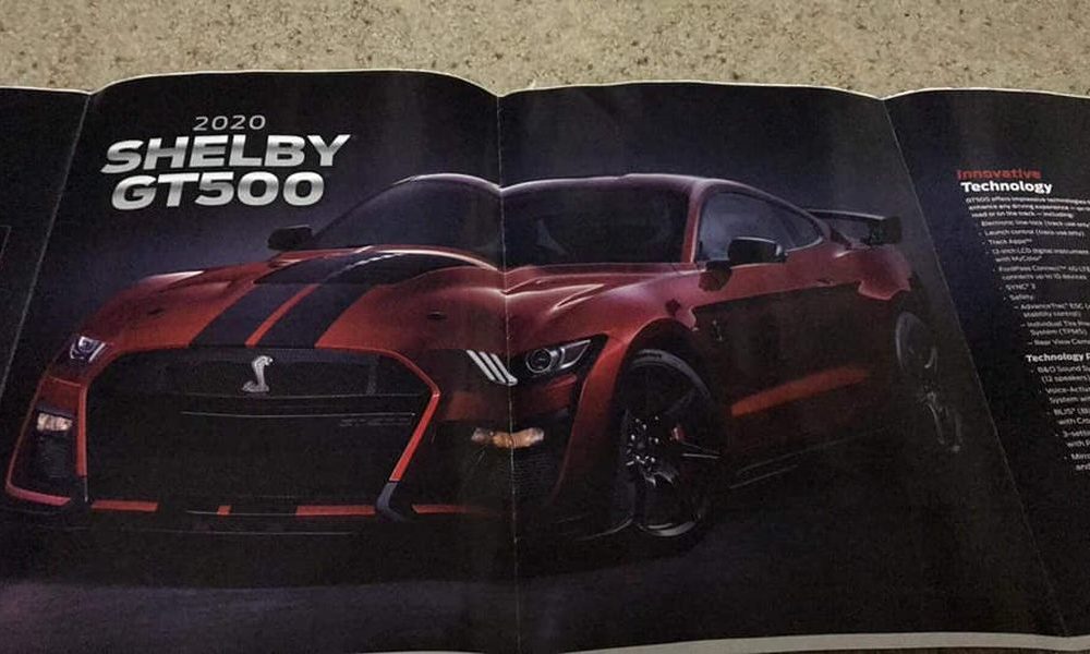 Brochure Leak: Is this the 2020 Ford Mustang Shelby GT500?
