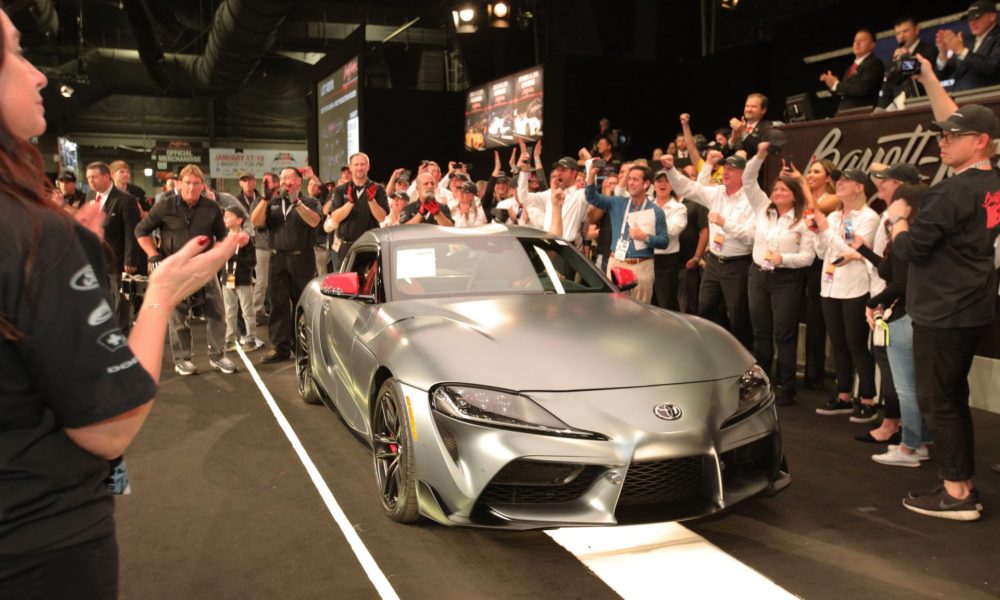 First Production 2020 Toyota GR Supra Sold for $2.1 Million at Barrett-Jackson Auction
