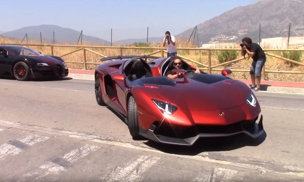 The Lamborghini Aventador J is a Feast for Supercar Spotters