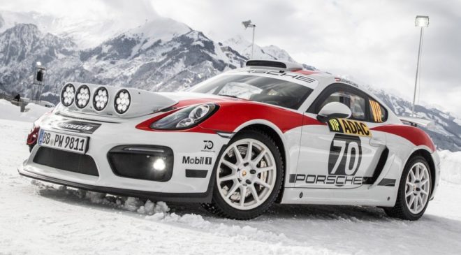 Porsche 718 Cayman GT4 Clupsport Rally Car