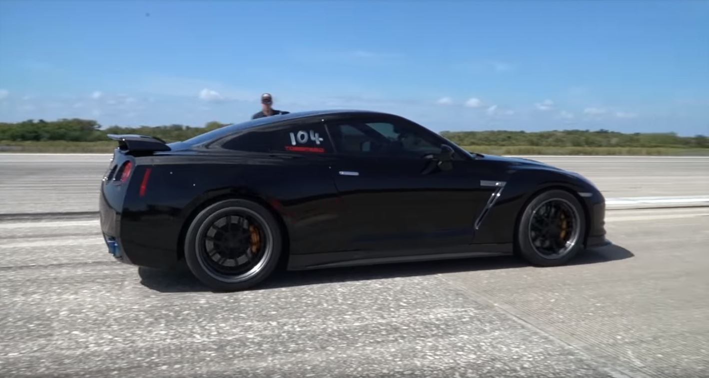 1100HP Nissan GT-R Johnny Bohmer Proving Grounds-top speed