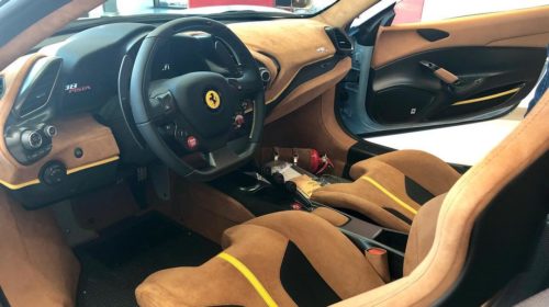 Baby Blue Ferrari 488 Pista-San Diego-3