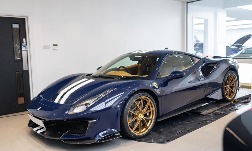 Checkout Jay Kay’s Blu Scozia Ferrari 488 Pista