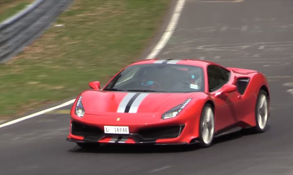 Watch the Ferrari 488 Pista Attack the Nurburgring