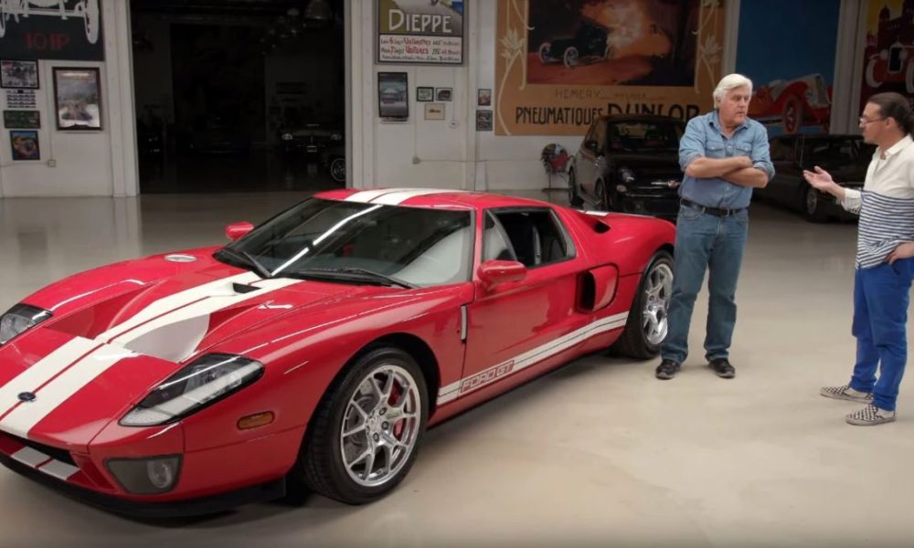 Jay Leno looks into the design of the 2005 Ford GT