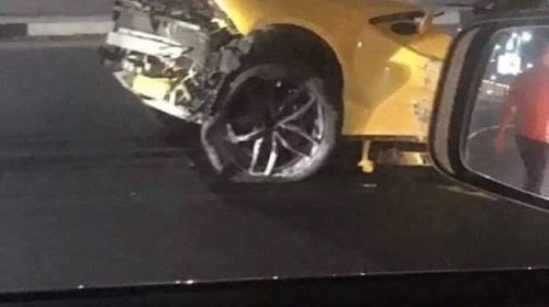 Lamborghini Huracan Egypt Crash-2
